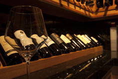 carpentry, wood work, red wine, custom wood work, wine bottle, aabc wine cellar, detail, granite, craftsmanship, wine glass