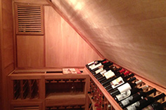 carpentry, wood work, red wine, custom wood work, wine bottle, aabc wine cellar, detail, stacked wine bottle, craftsmanship, collection